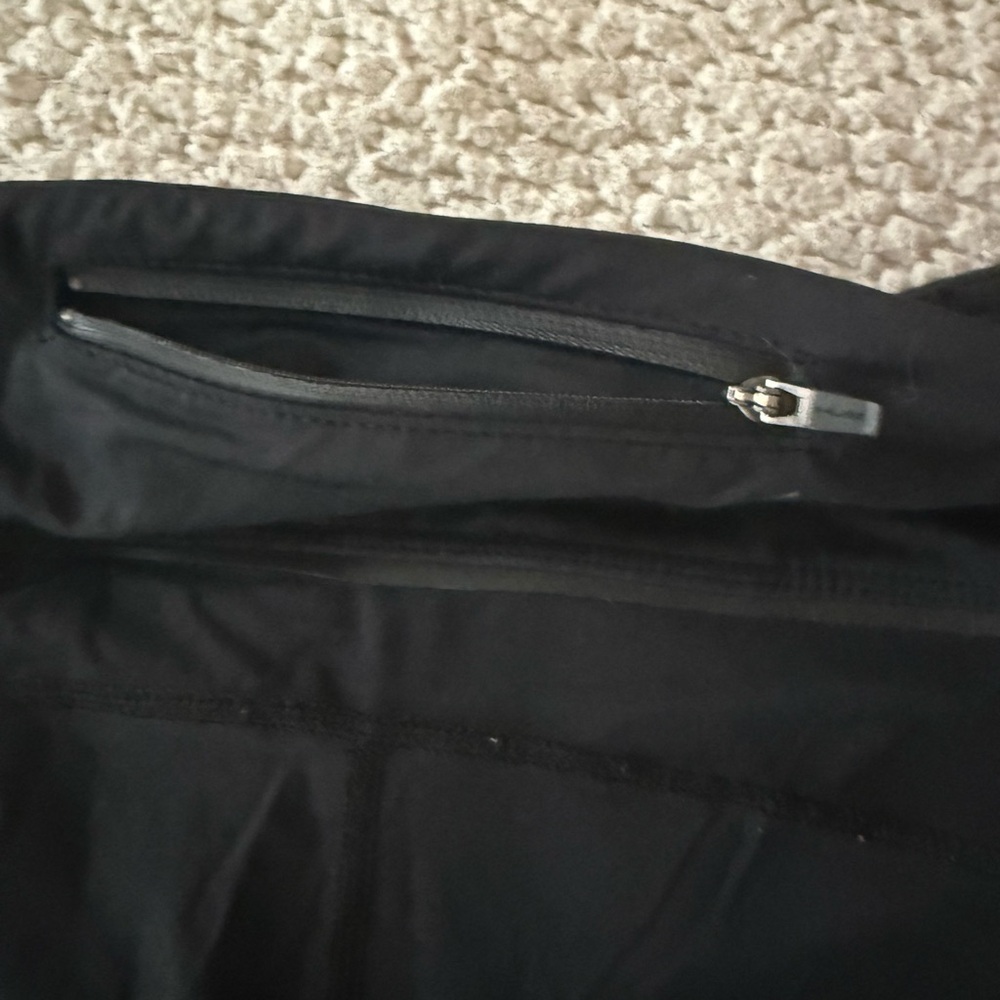 Alala Black Leggings with Mesh Detail - Captain Ankle Pant - Picture 9 of 14